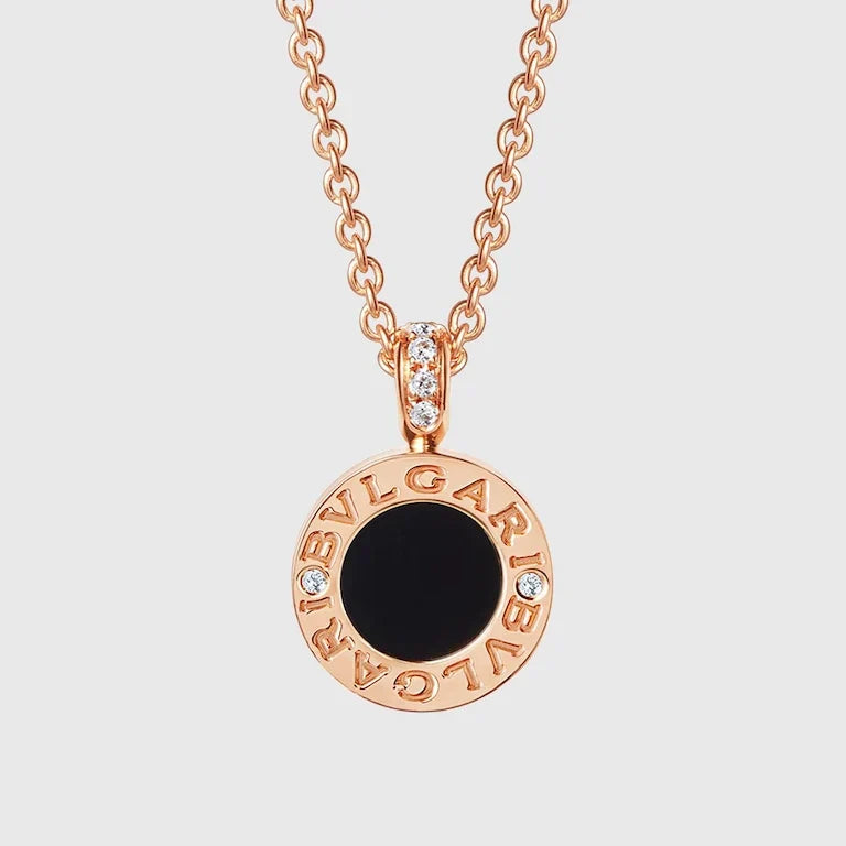 18K BVLGARI Black Ceramic Necklace