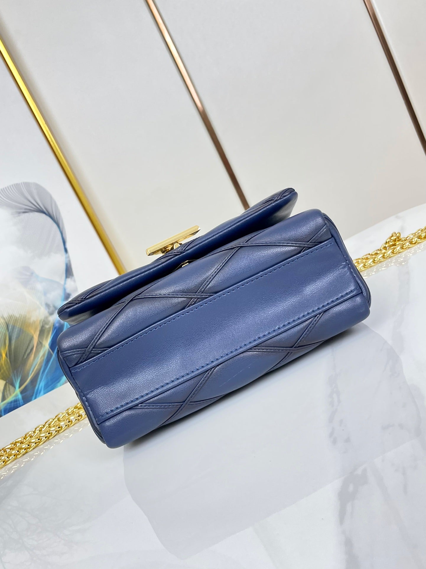LOUIS VUITTON GO-14 MM 23 BLUE MARINE
