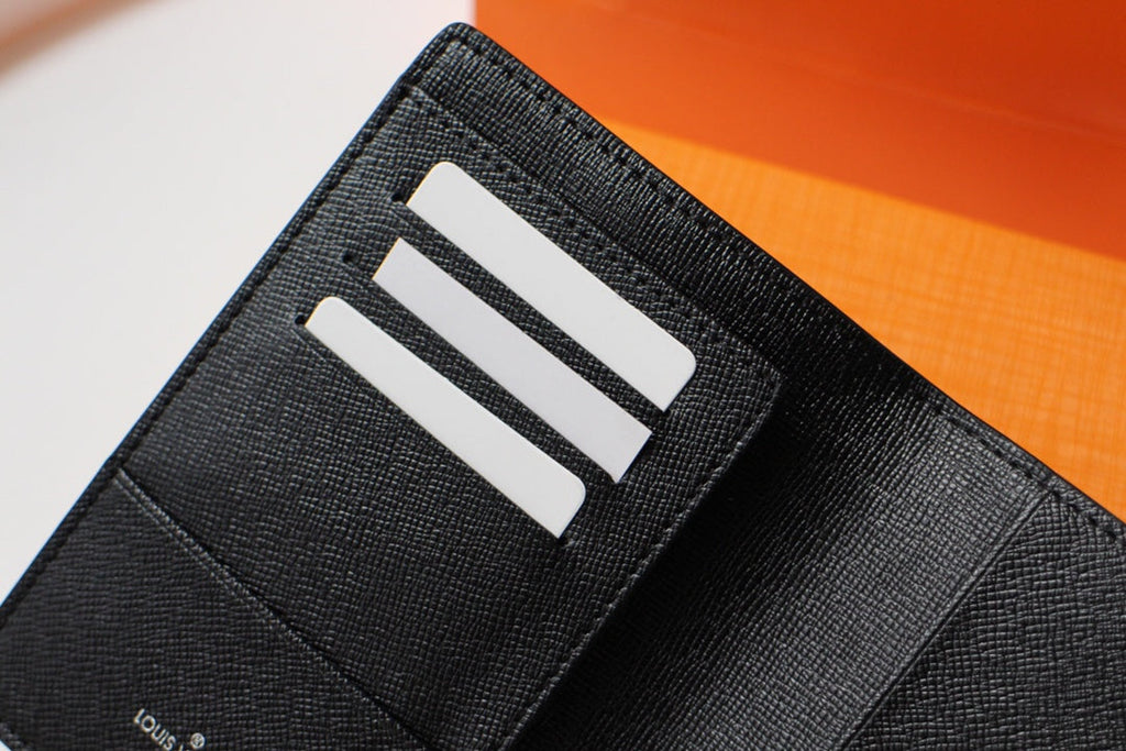 LOUIS VUITTON LV 25S PASSPORT HOLDER 14 IN MONOGRAM ECLIPSE COATED CALFSKIN