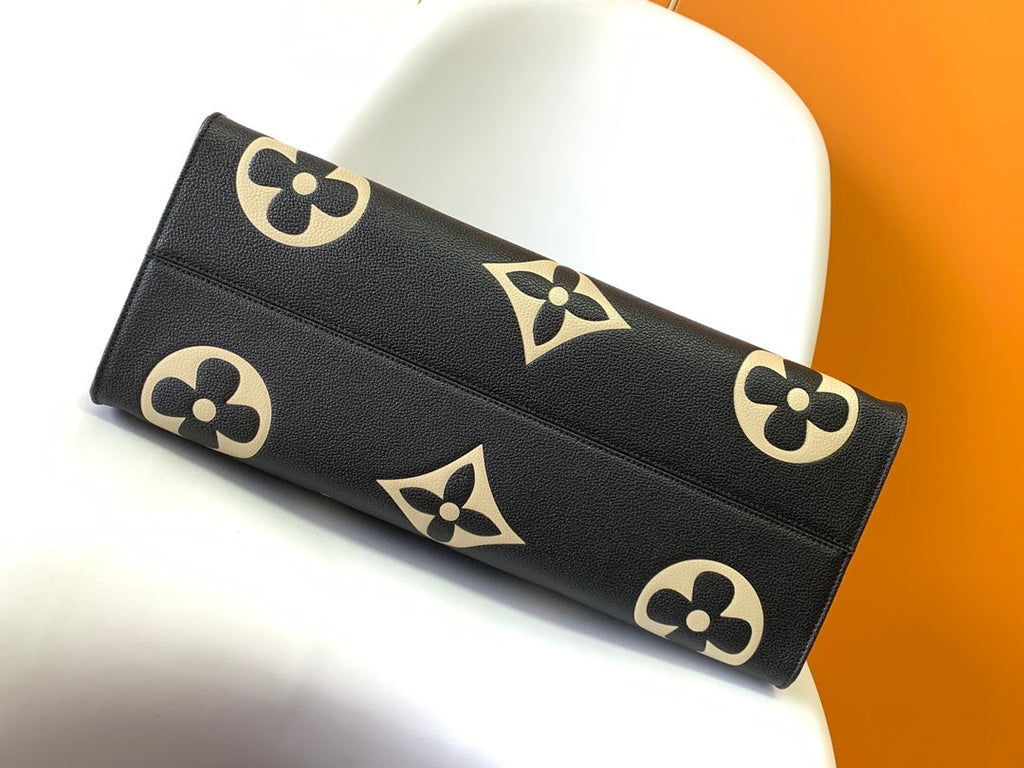 LOUIS VUITTON ONTHEGO GM 41 BLACK CREAM