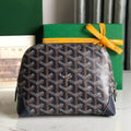 VENDÔME COSMETIC POUCH 17 IN NAVY BLUE GOYARDINE CANVAS AND CALFSKIN TRIM
