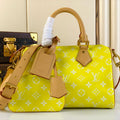 LOUIS VUITTON SPEEDY P9 BANDOULIÈRE 25 IN YELLOW MONOGRAM CALFSKIN