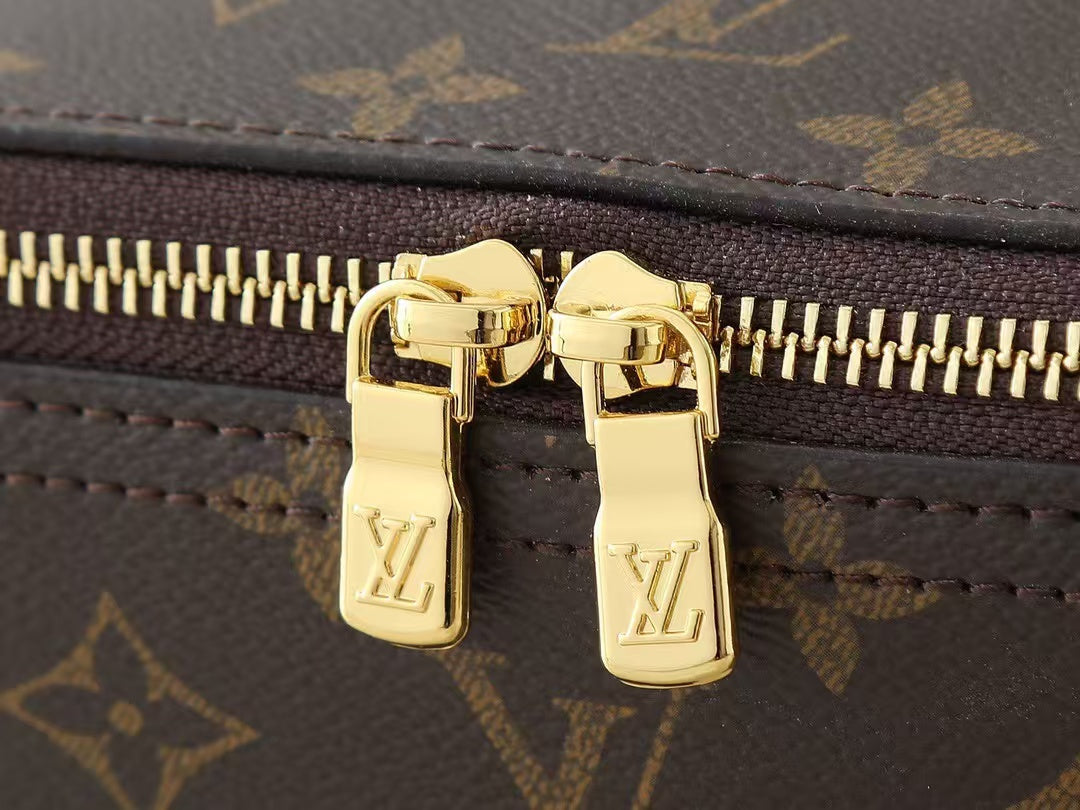 LOUIS VUITTON PACKING CUBE MM/PM/GM IN BROWN MONOGRAM CANVAS