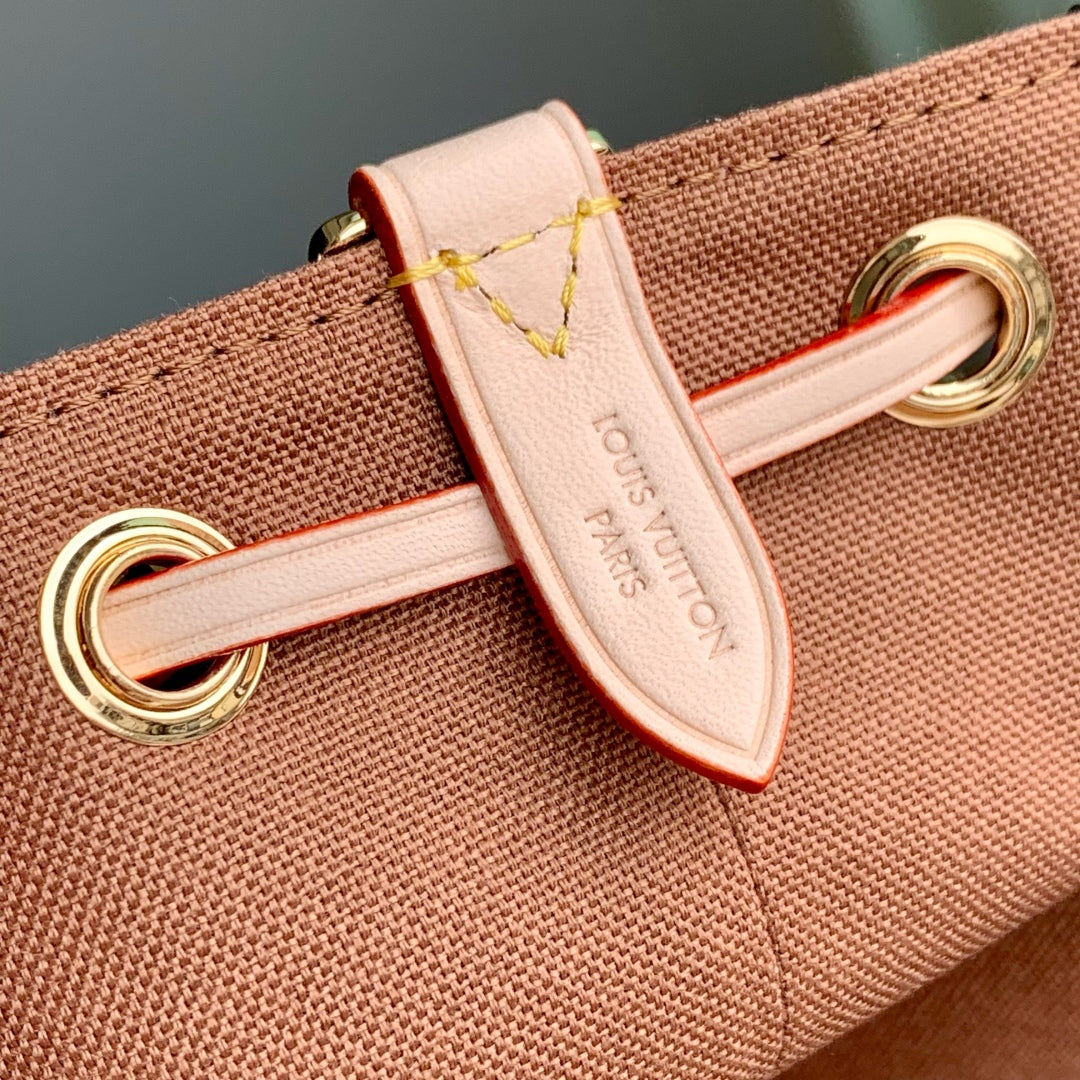 LOUIS VUITTON MONTSOURIS BACKPACK MINI 27 IN BROWN MONOGRAM COATED CANVAS AND CALFSKIN
