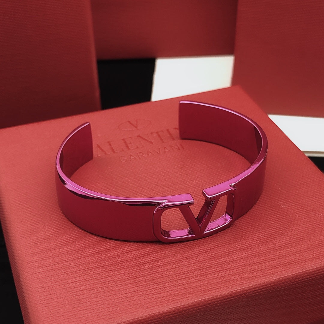 18K Valentino Pink Cuff Bracelet