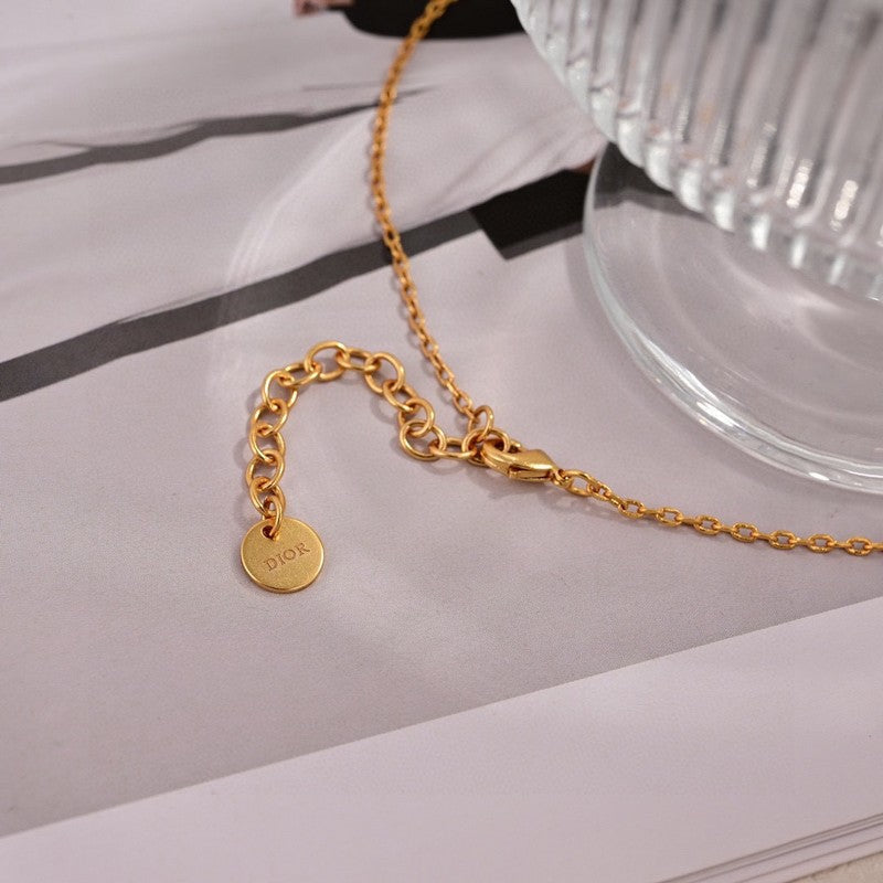 18K Petit Dior Lucky Charms Necklace