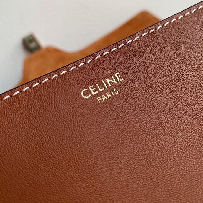 CELINE SOFT BAG 38 SMOOTH CALFSKIN TAN