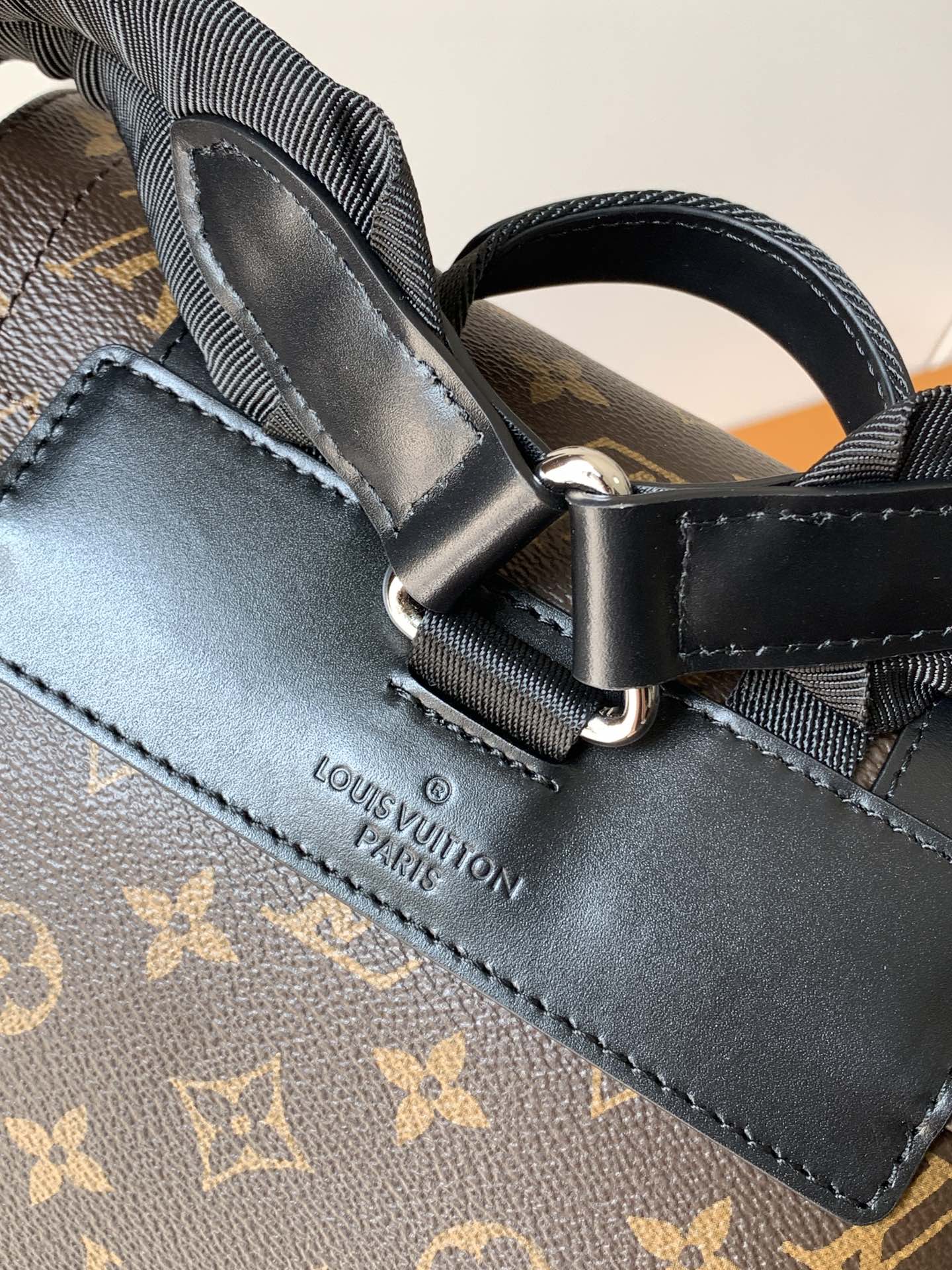 LOUIS VUITTON CHRISTOPHER MM BACKPACK 47 IN BROWN MONOGRAM CANVAS