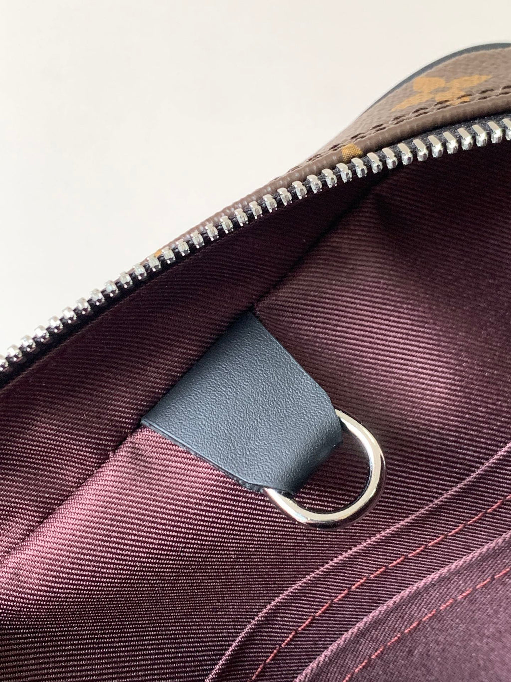 LOUIS VUITTON LV 25S PORTE- DOCUMENTS VOYAGE 41 IN BROWN AND BLACK EMBOSSED DAMIER INFINI CALFSKIN
