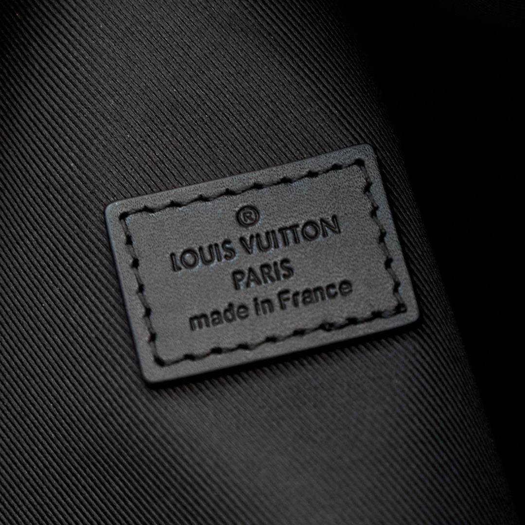 LOUIS VUITTON DUO CROSSBAG 42 IN GREY BLACK DAMIER GRAPHITE CANVAS