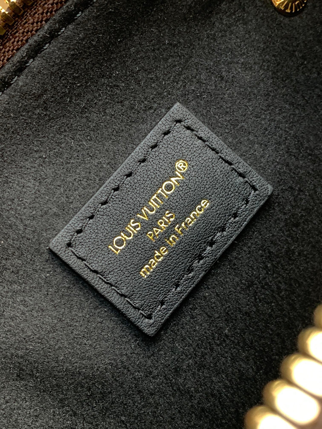 LOUIS VUITTON LV 25S SPEEDY TRUNK BAG 27 IN BROWN MONOGRAM COATED CANVAS AND BLACK CALFSKIN